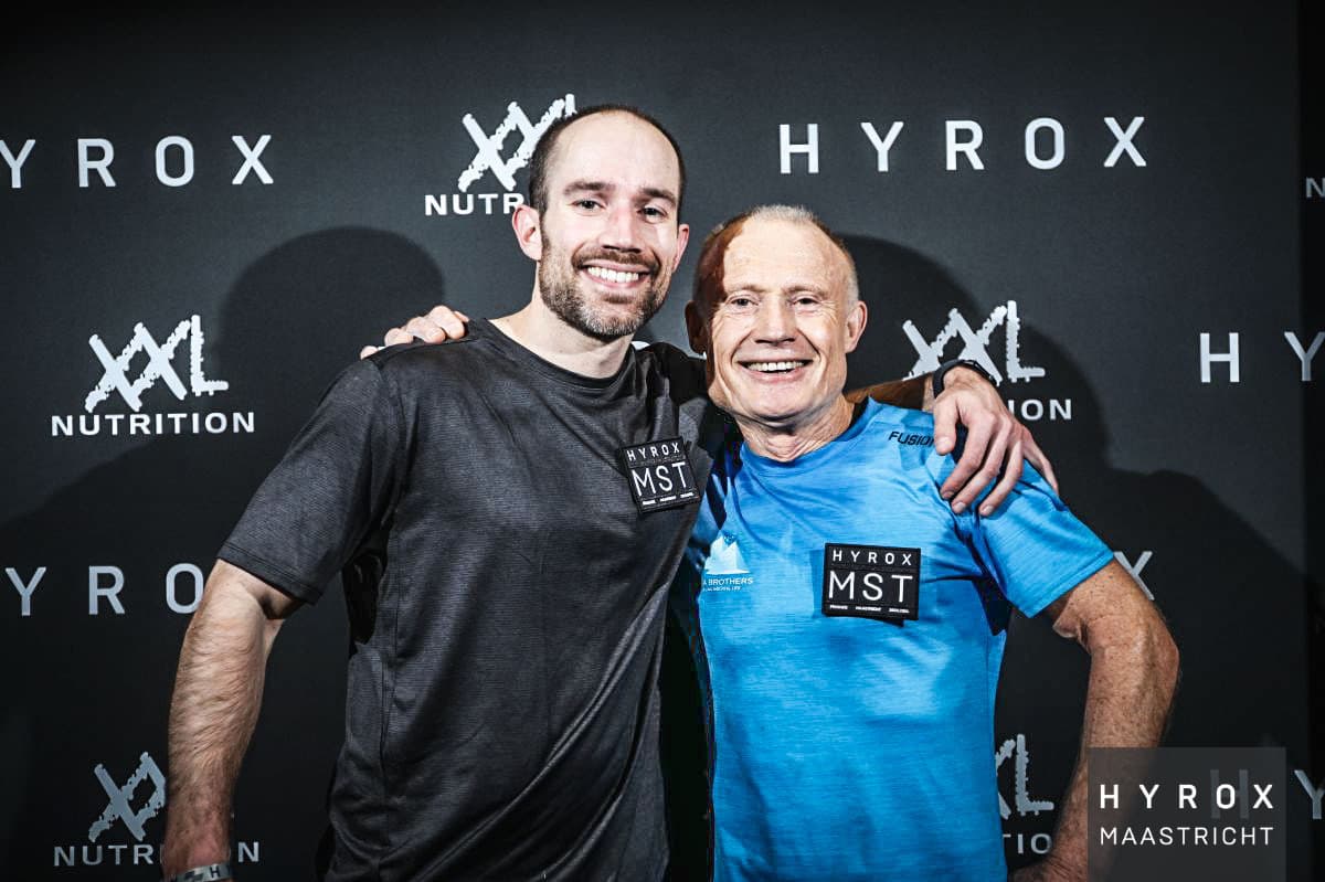 Andor and Frank after the Hyrox race in Maastricht